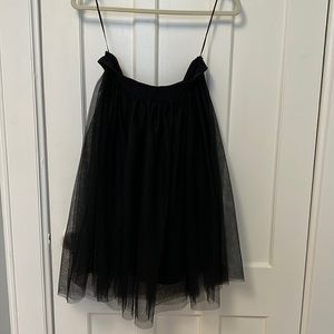 Sugar + Lips Black Tuille Skirt